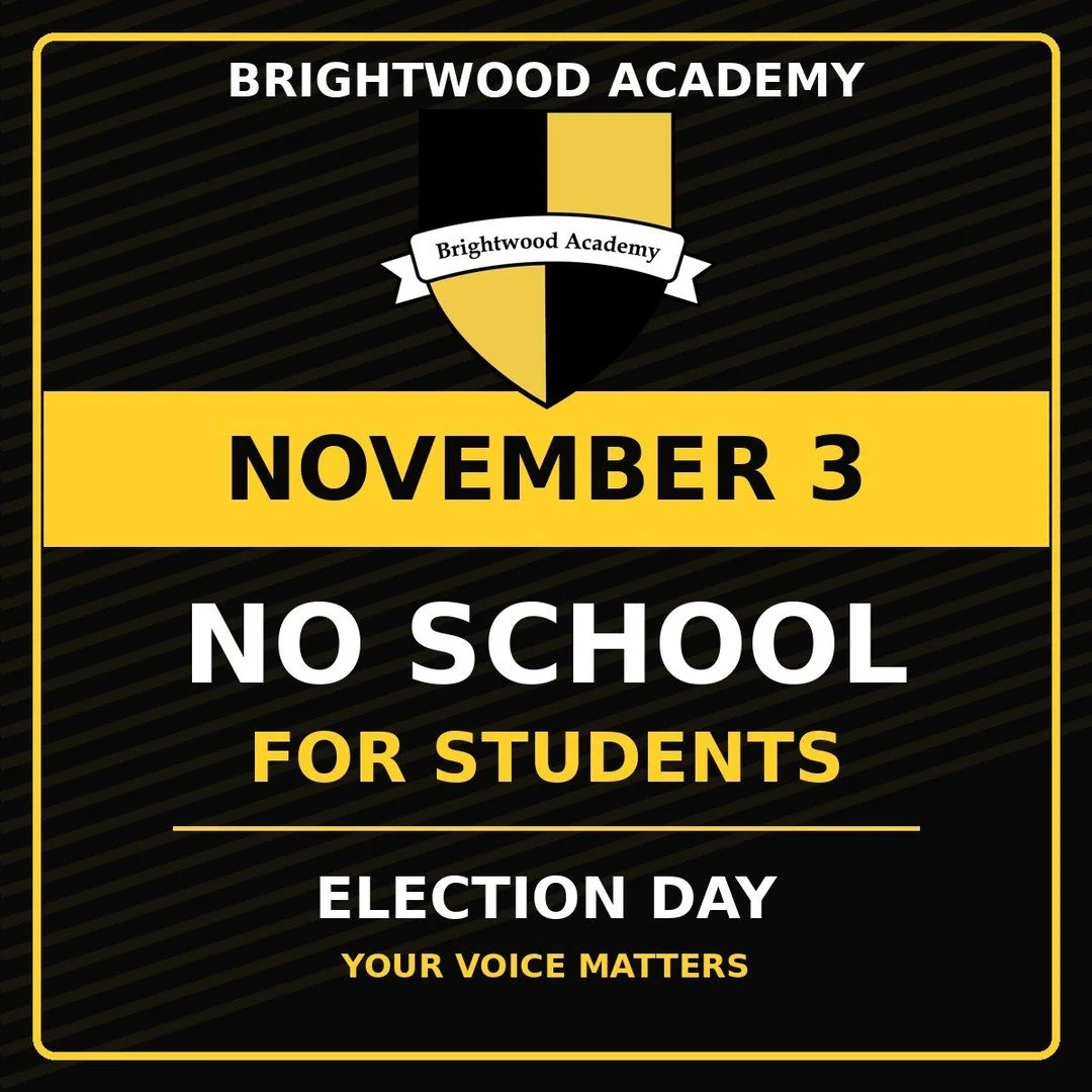 No School November 3rd for Students!!