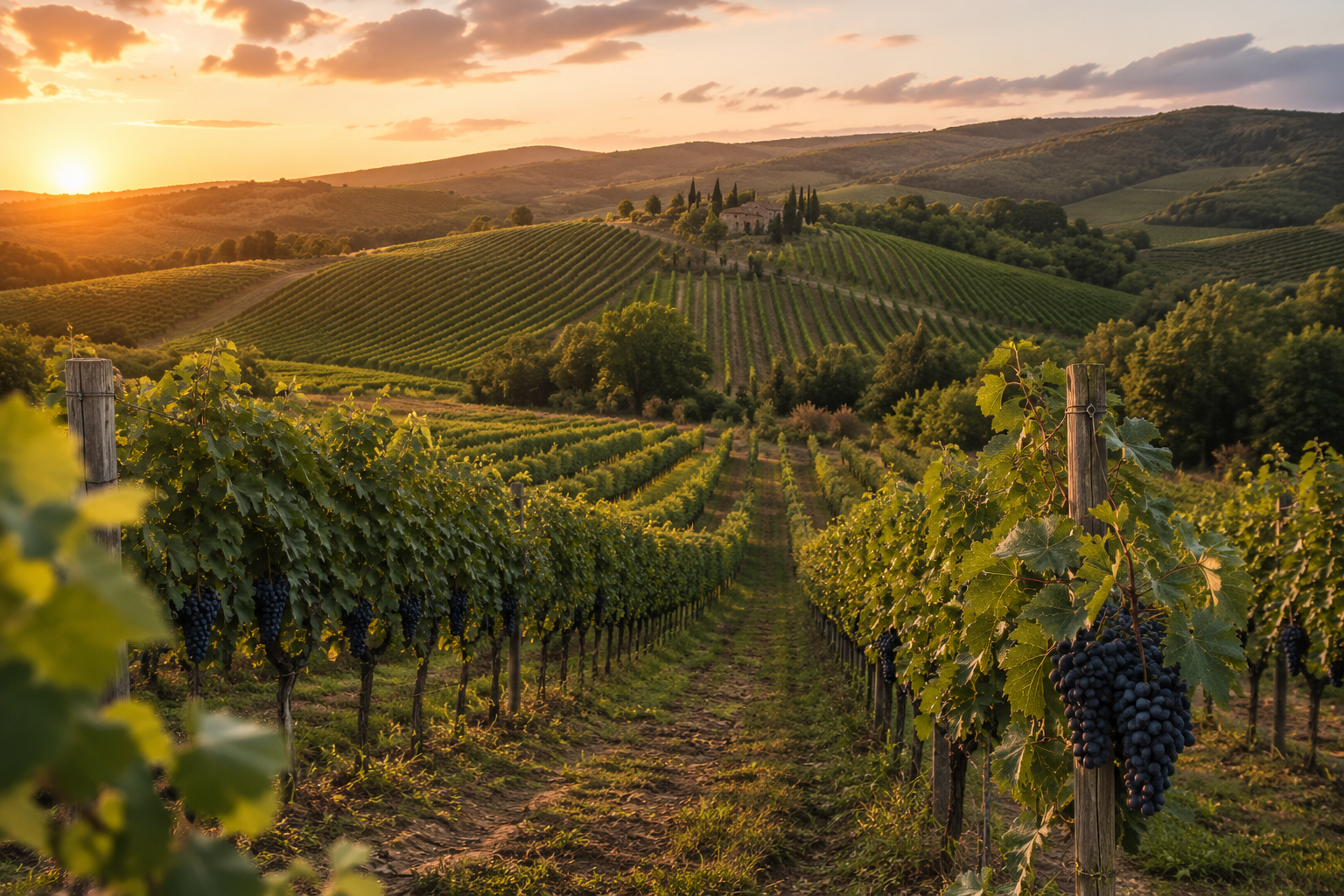 Wine grapes harvest Buga Retreats experience