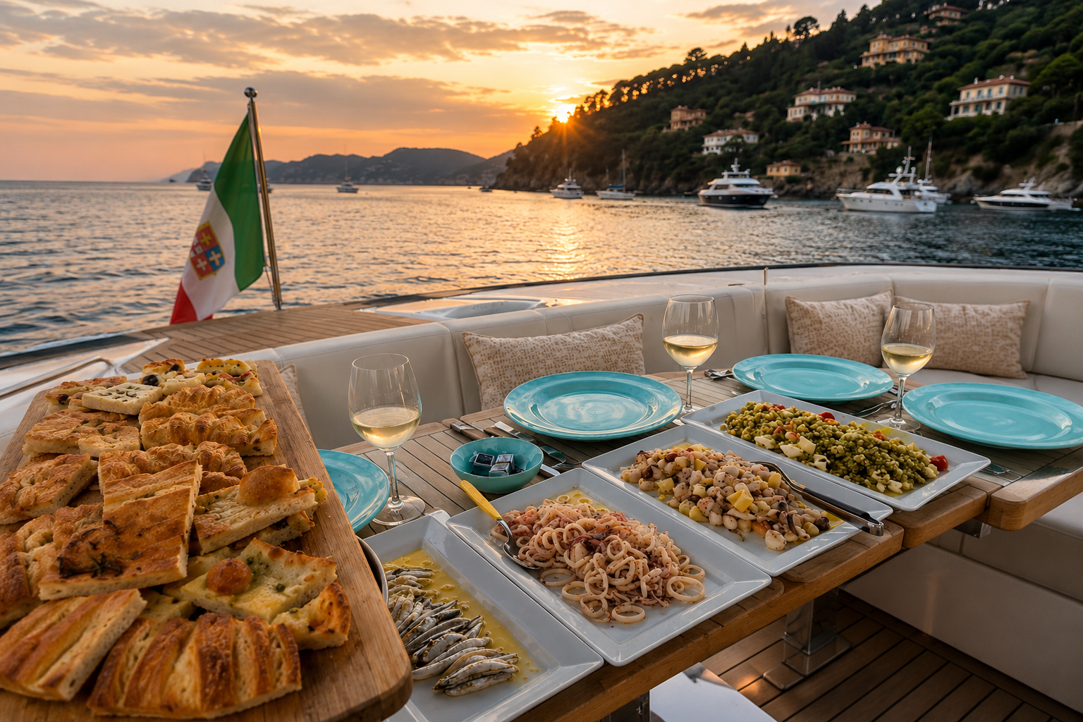 Buga Retreats luxury sunset catering event