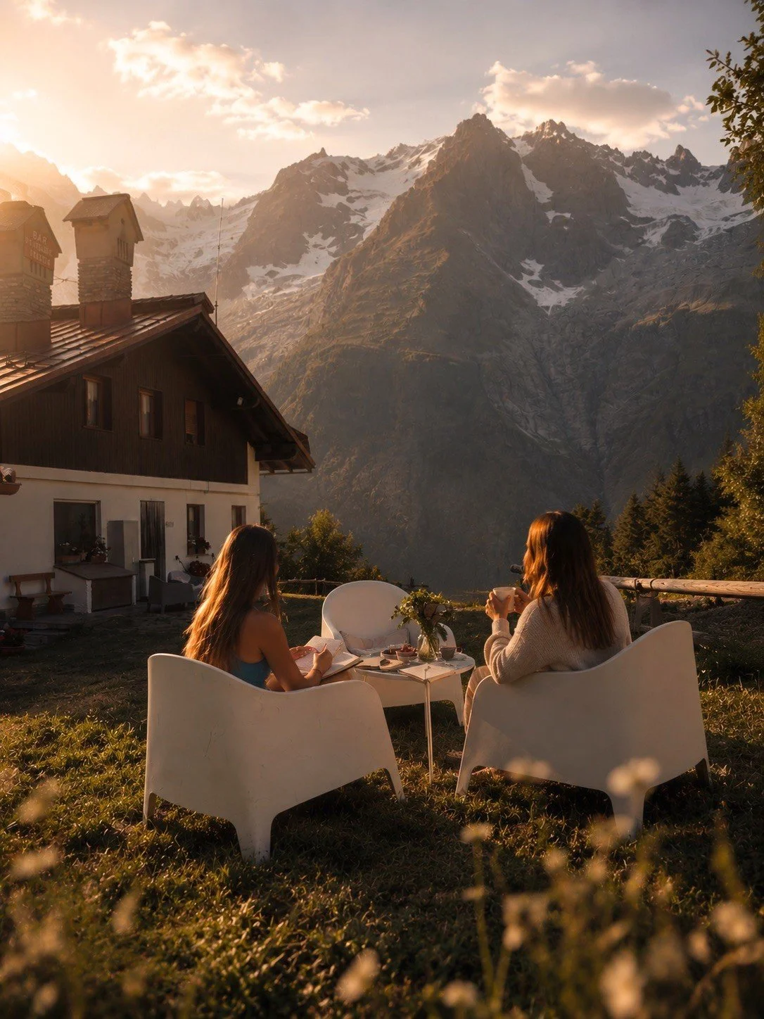 Buga Retreats mountain sunset outdoor gathering