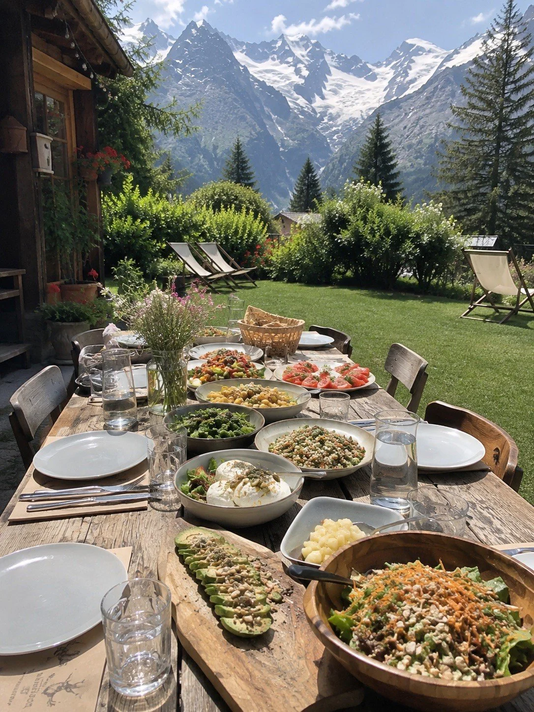 Buga Retreats outdoor healthy luxury dining
