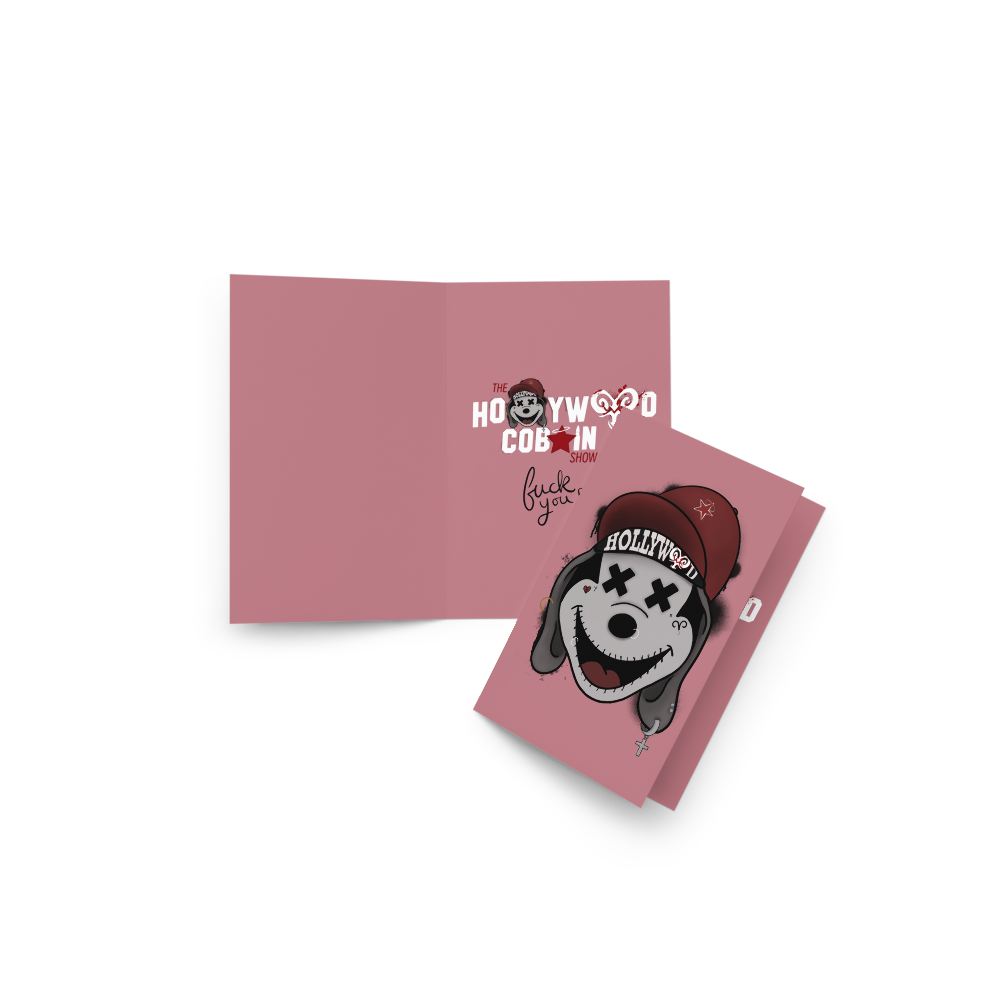 "Fuck You" Greeting Card