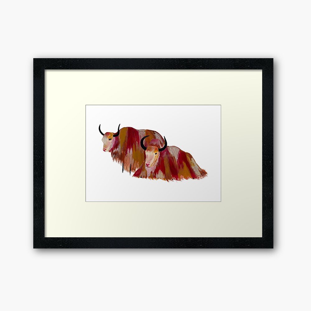 Yaks Resting | Framed/Unframed Print