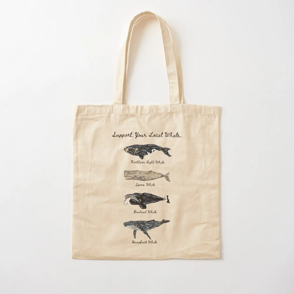 Whales | Cotton Tote