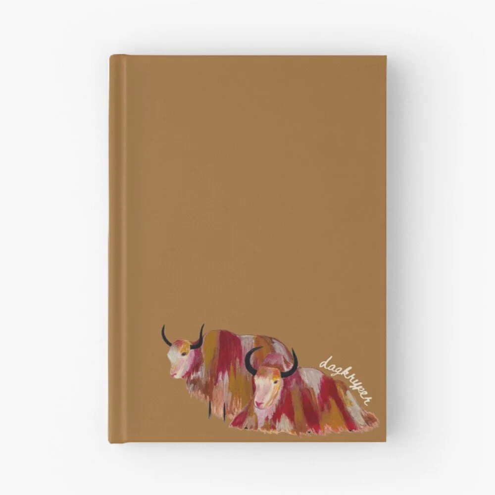 Yaks Resting | Dagkryper | Hardcover Journal