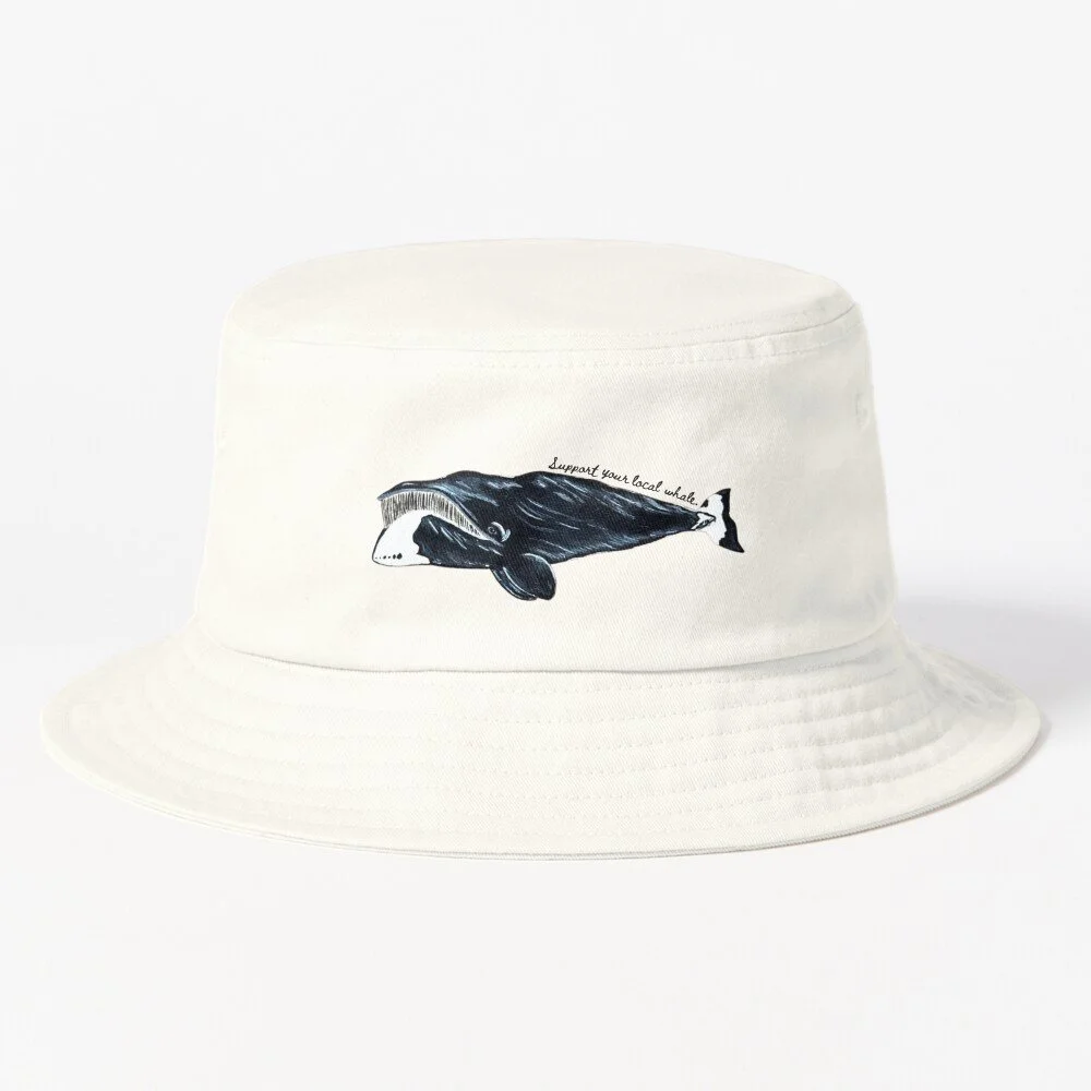 Bowhead Whale | Support Your Local Whale | Bucket Hat