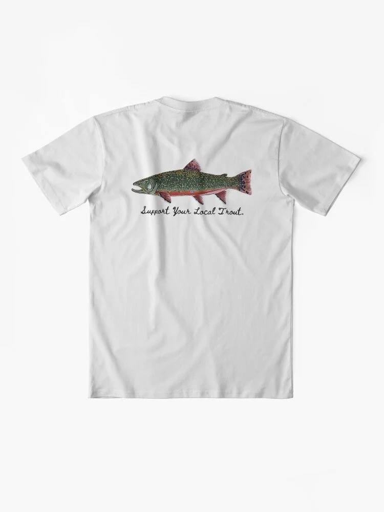 Brook Trout | Support Your Local Trout | Mens Tee