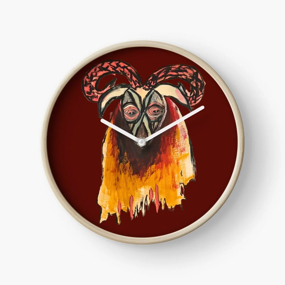 Veles — Day Creeper No. 5 | Wall Clock
