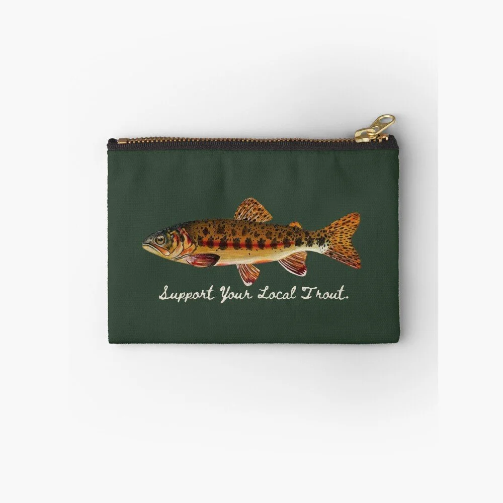 Golden Trout | Support Your Local Trout | Zipper Pouch