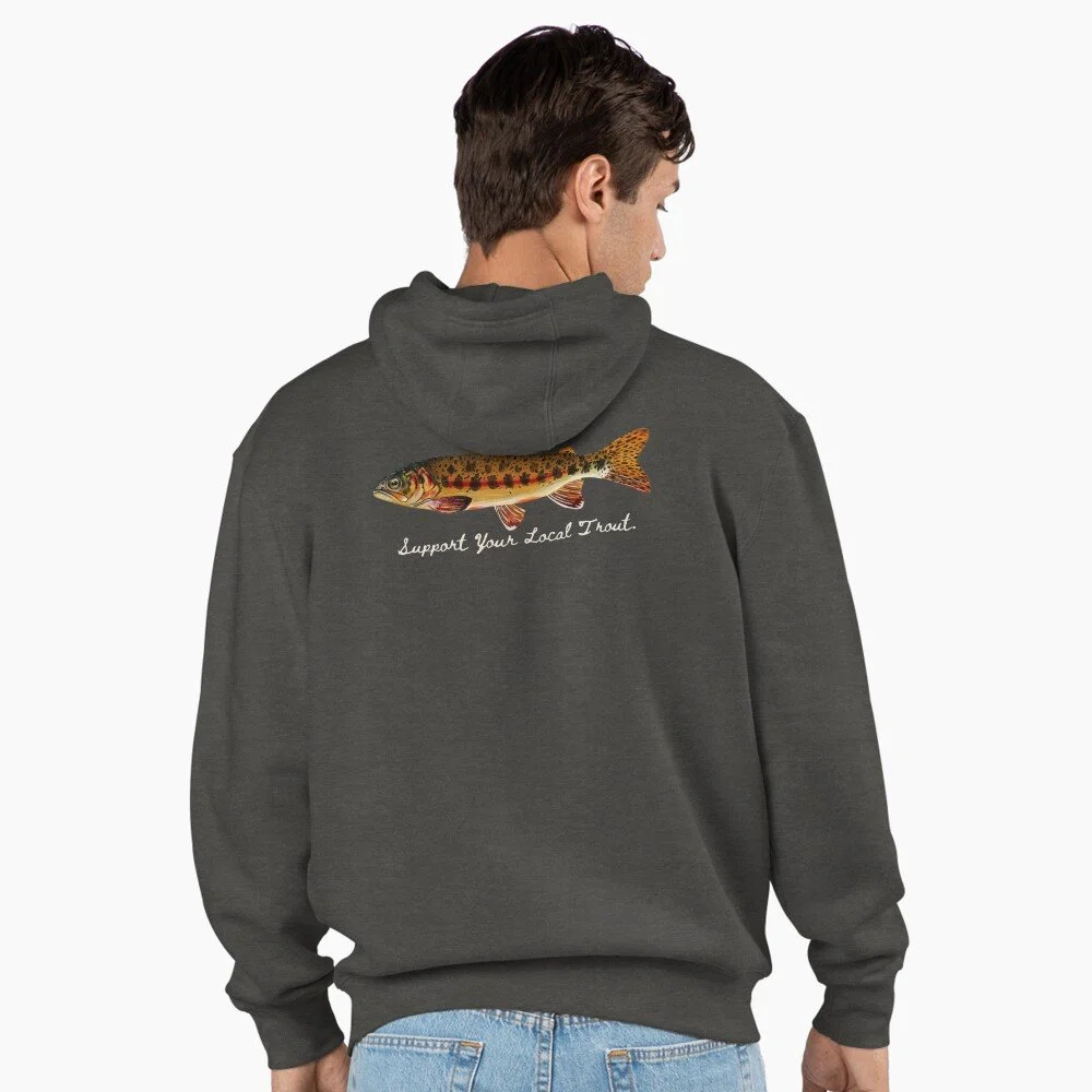 Golden Trout | Support Your Local Trout | Pullover Hoodie