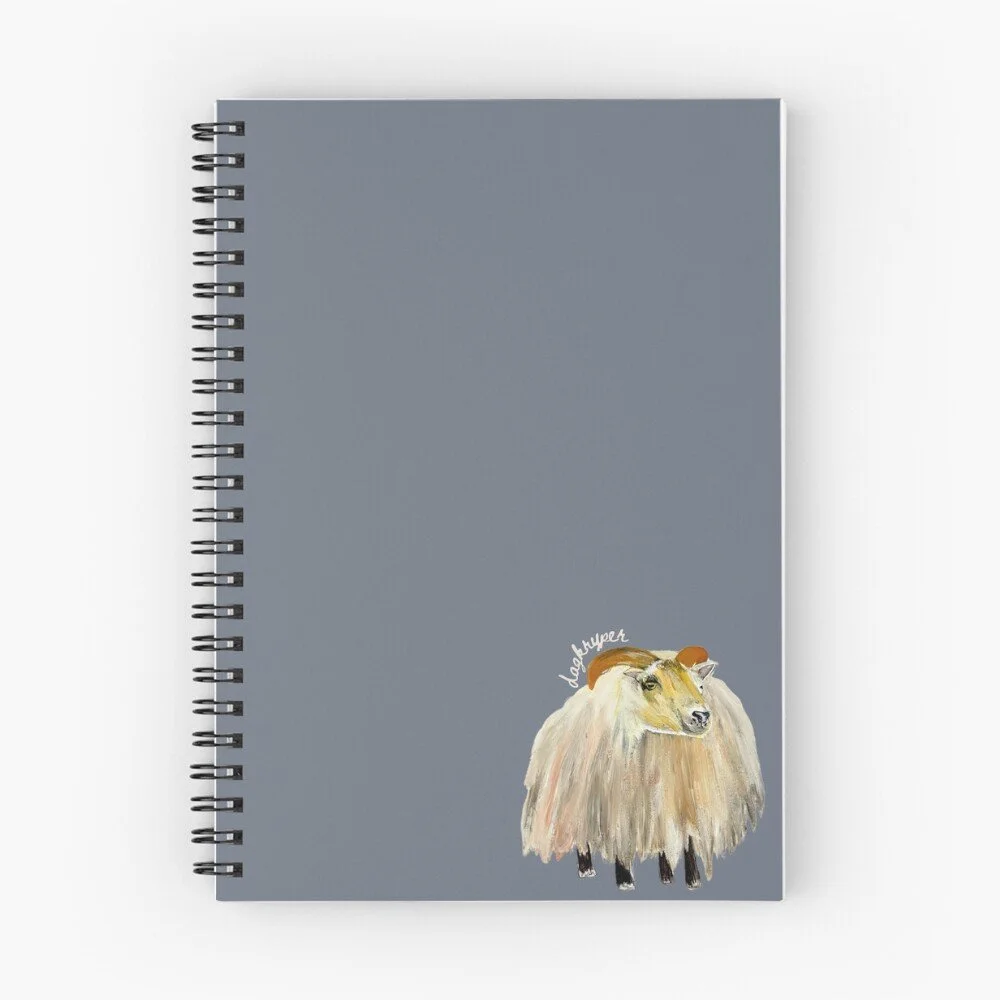 Icelandic Sheep | Dagkryper | Spiral Notebook