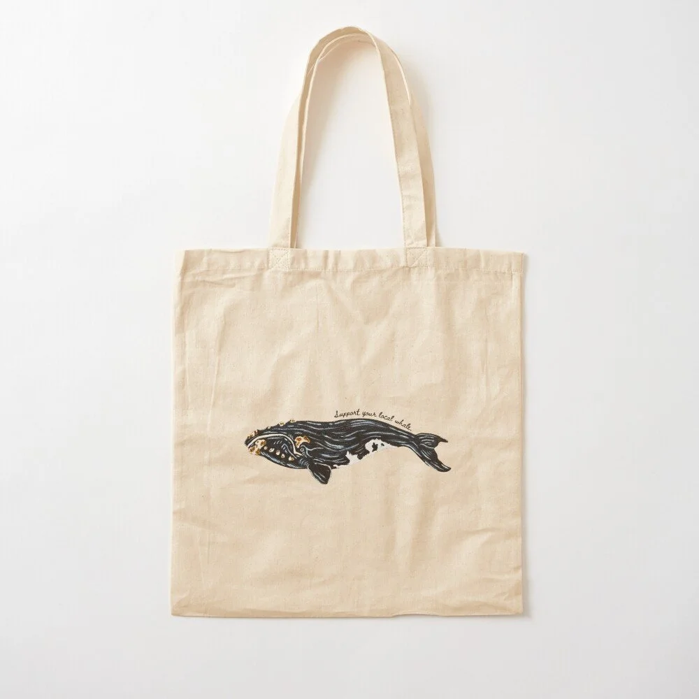 Northern Right Whale | Support Your Local Whale | Cotton Tote