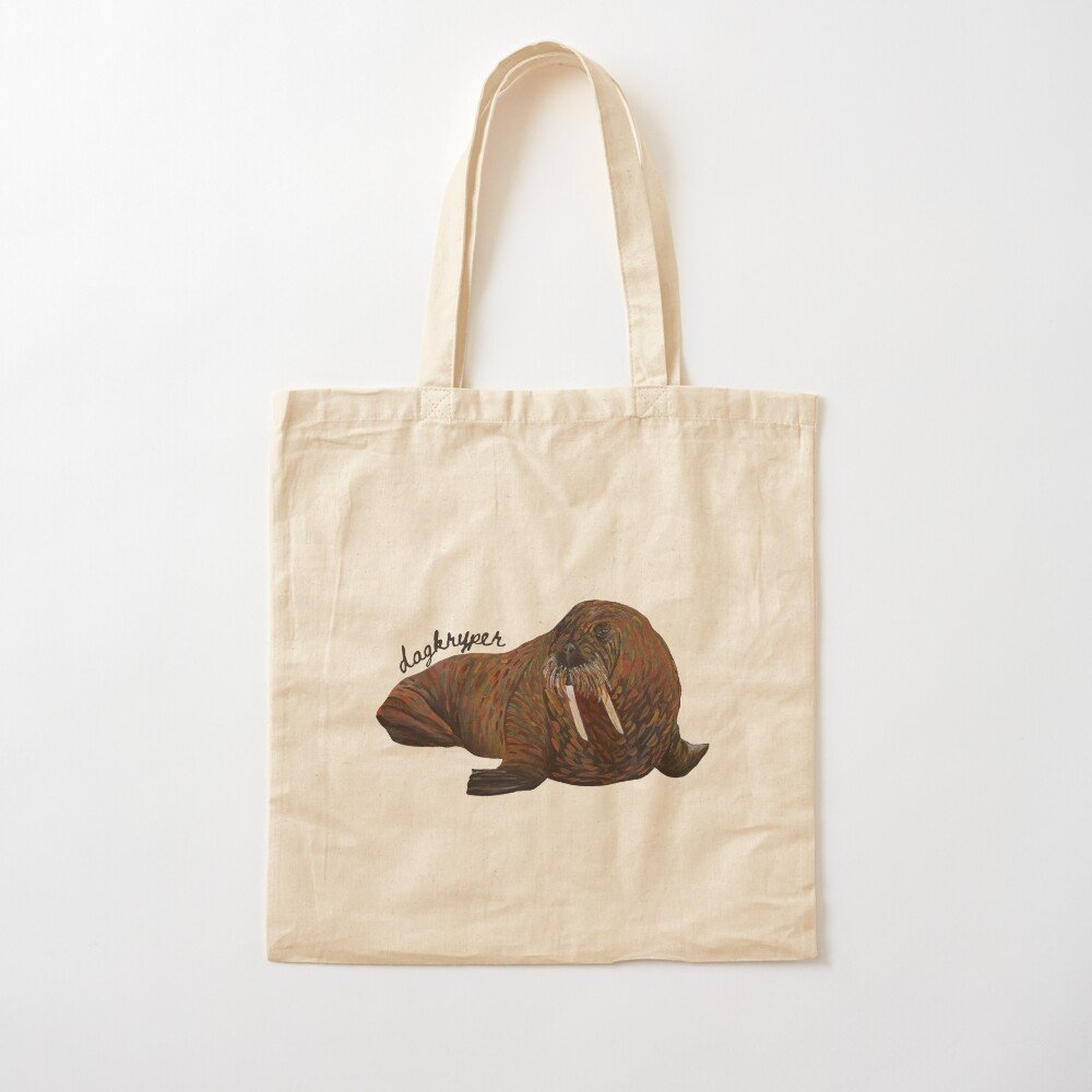 Walrus | Dagkryper | Cotton Tote