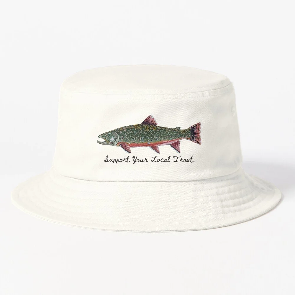 Brook Trout | Support Your Local Trout | Bucket Hat