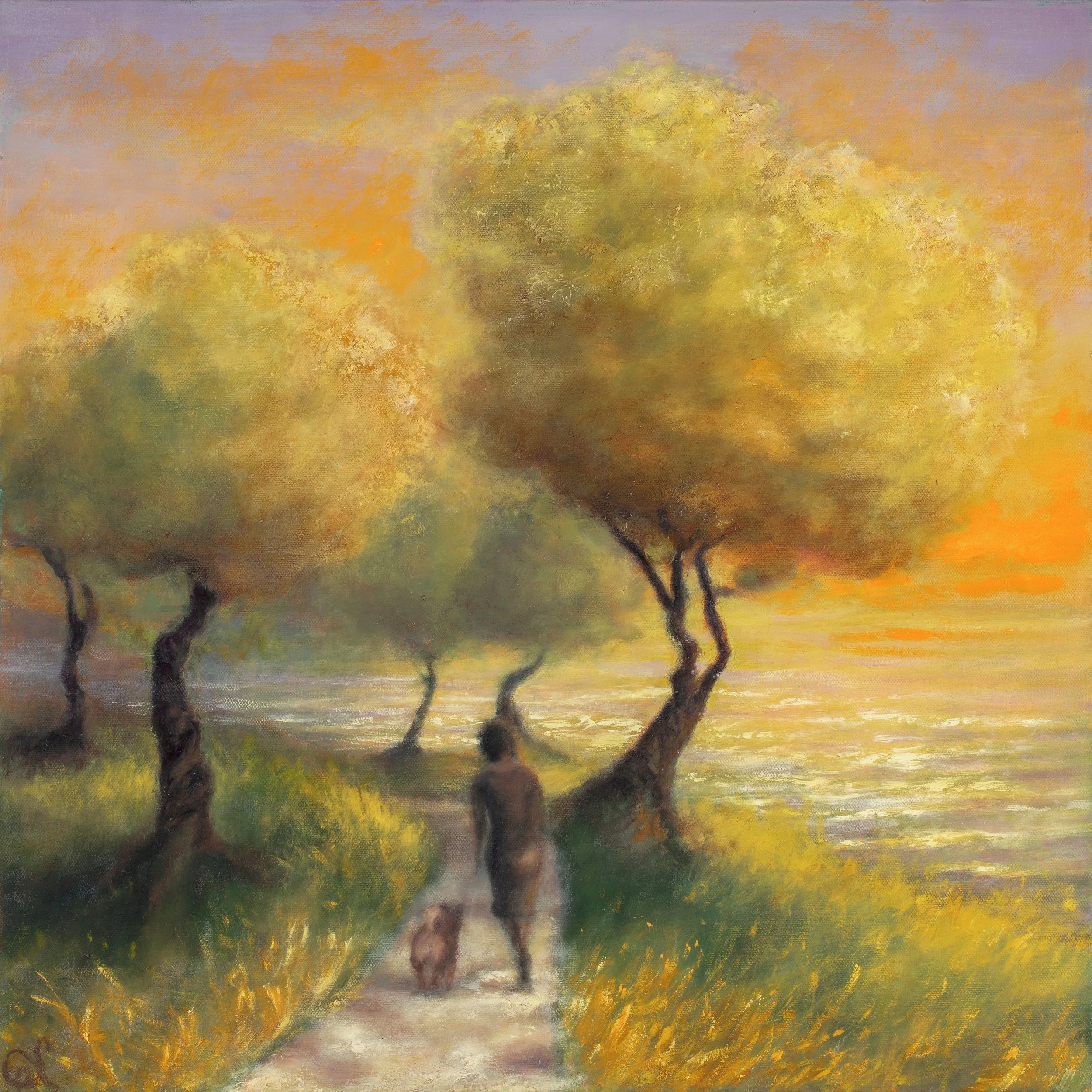 Golden Hour Serenity Art Print