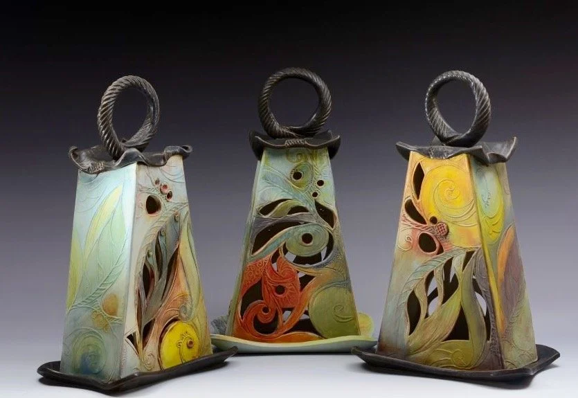 Karen Clark-KlayCentric studio lantern trio.jpeg