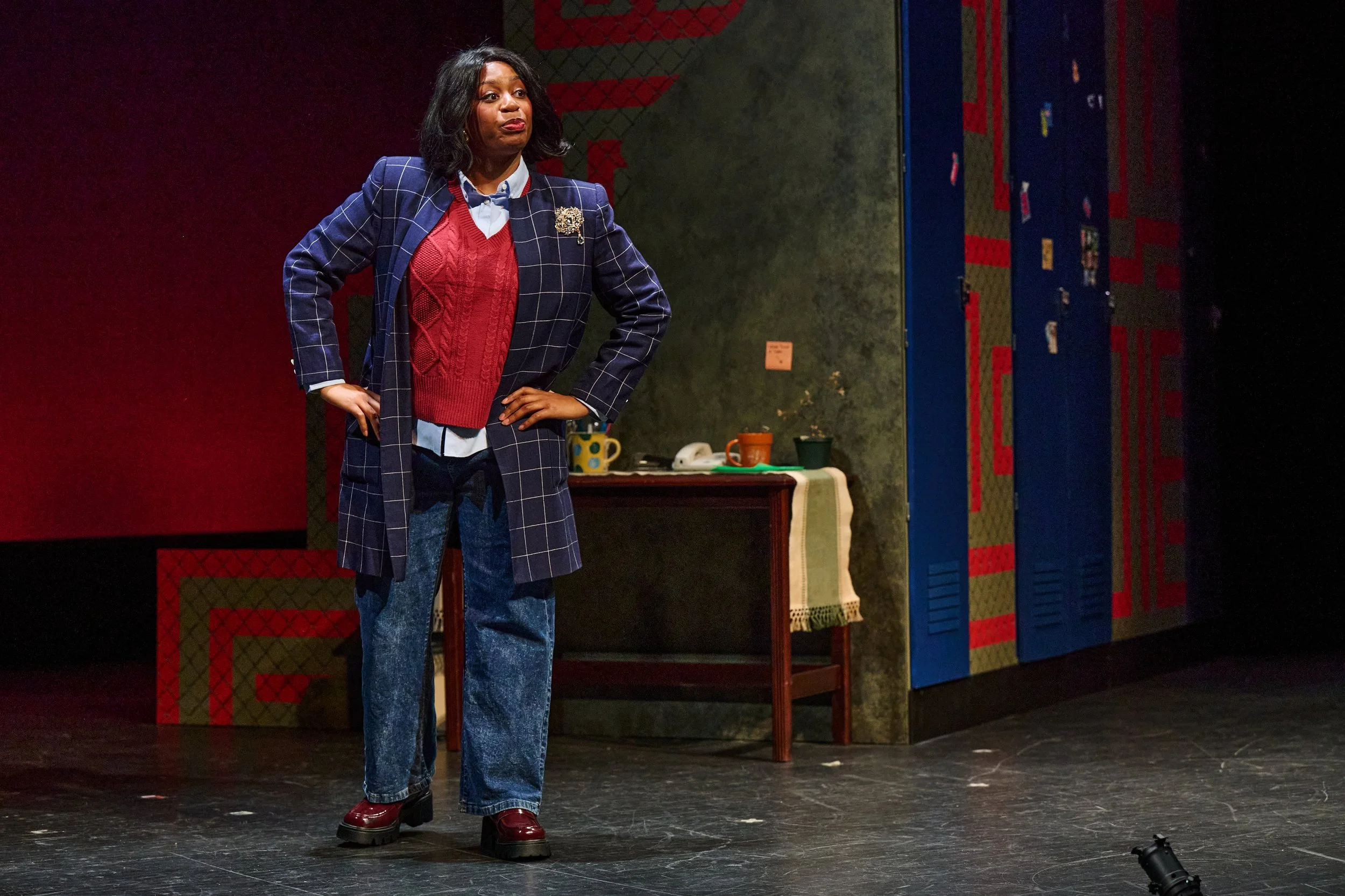 Close up of main actor on a scenic design of Pipeline