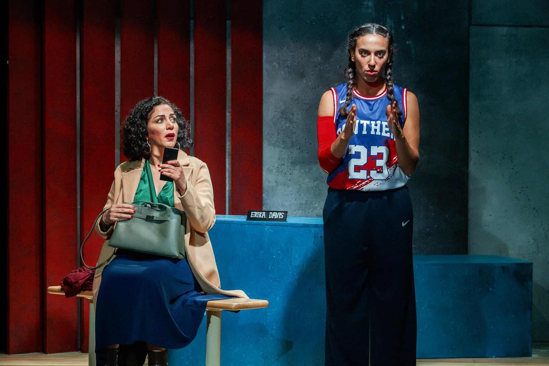 In the manager's office scene in the play “American Fast” by Kareem Fahmy