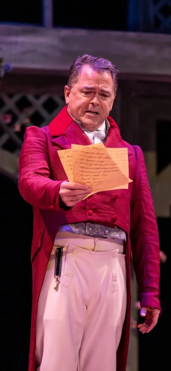 The reading of papers in the play “Persuasion” by Jane Austen, adapted by Sarah Rose Kearns