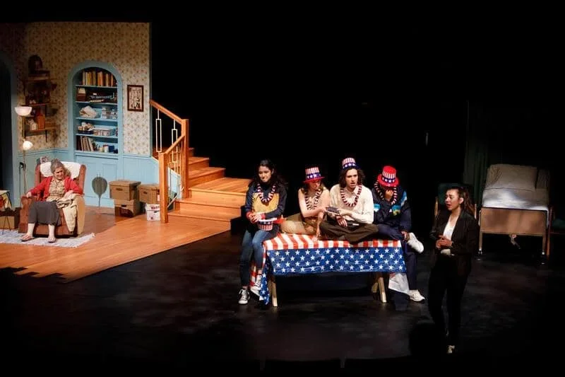 Wideshot of the set design for the the play “Well” by Lisa Kron