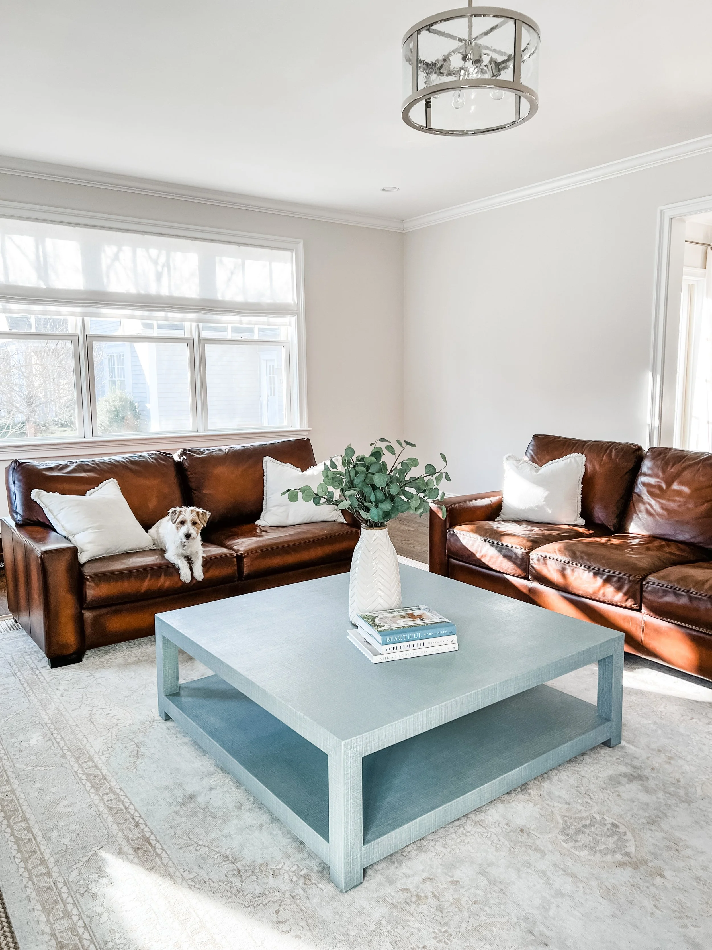 Serena &amp; Lily Meets Pottery Barn Coastal Family Room