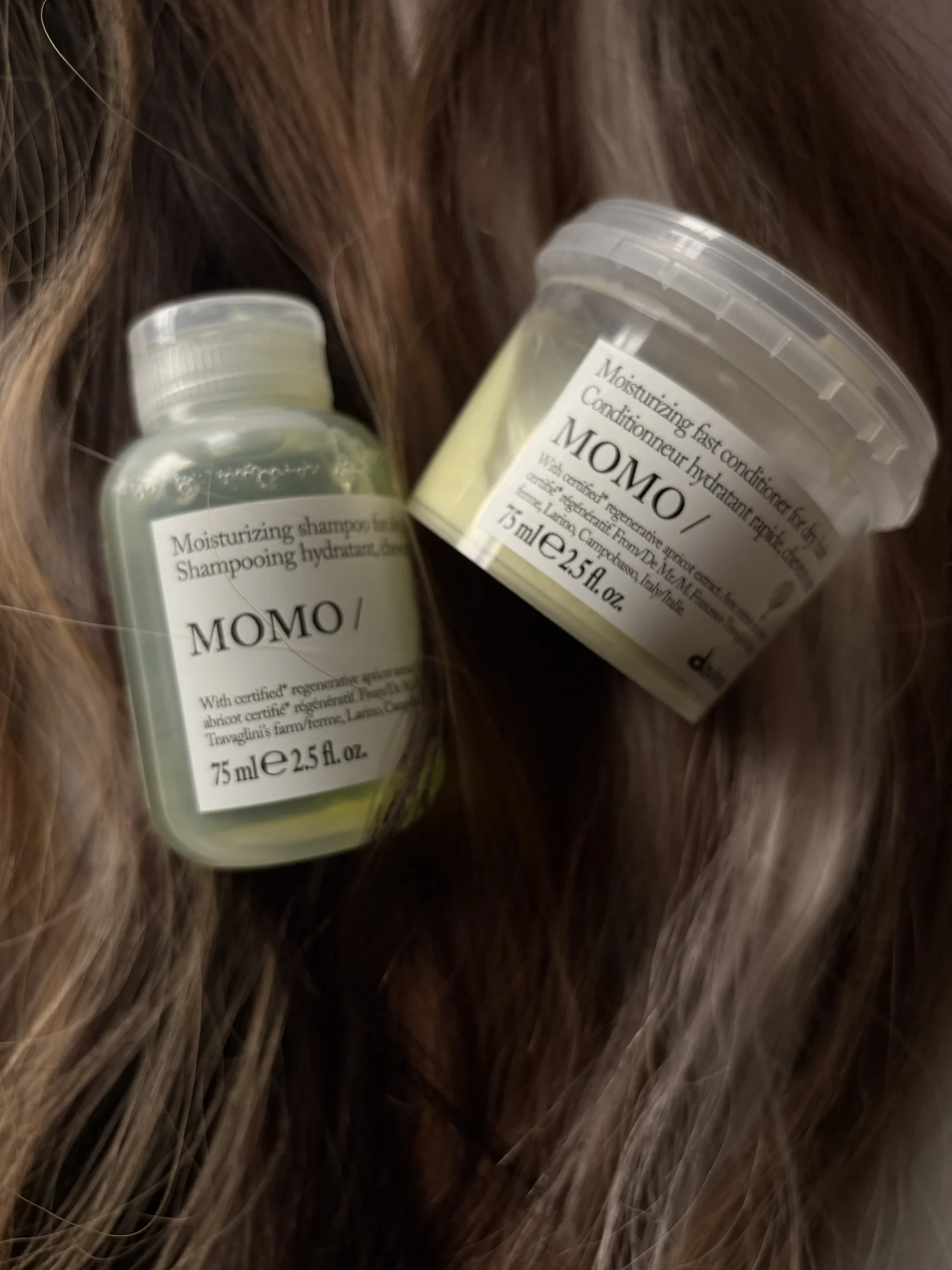 Davines hair care products and color extensions at Blackbird Hair Co.