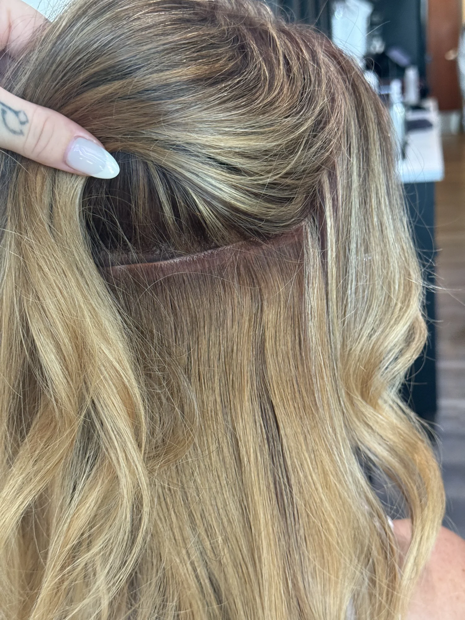 Blackbird Hair Co. work — color and extensions