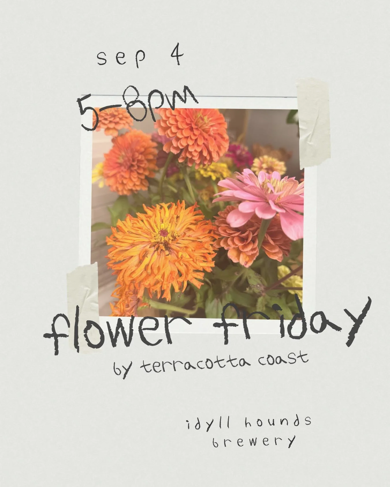 flower friday ✿ first fridays edition

market bouquets + custom wraps at @idyllhounds
this friday &middot; 5&ndash;8pm &middot; santa rosa beach

flowers, local makers, food + drinks &mdash; come hang.