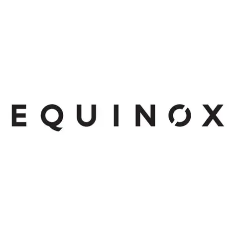 Logo with the word 'EQUINOX' in black capital letters on a white background, with a stylized 'O'.