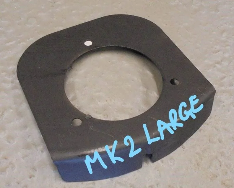 MK2 ESCORT RS STYLE LARGE (104mm) HOLE STRUT TOP REINFORCEMENT PANELS SINGLE