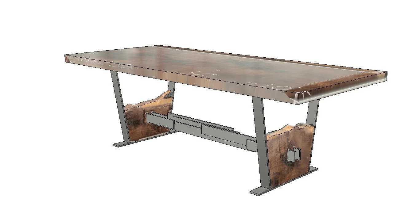 Another table idea with photo overlay
