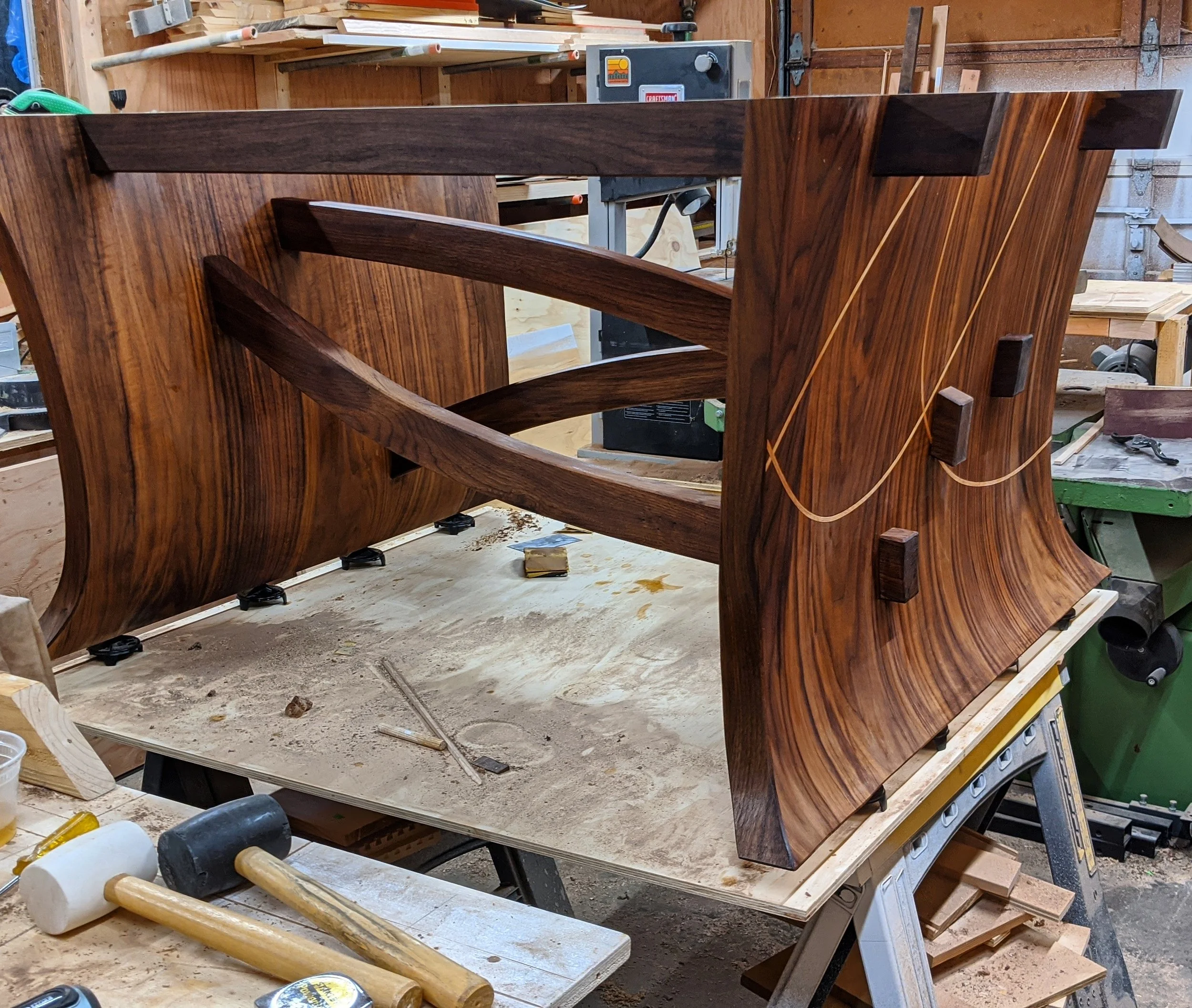 Table base, designed by others and built by me
