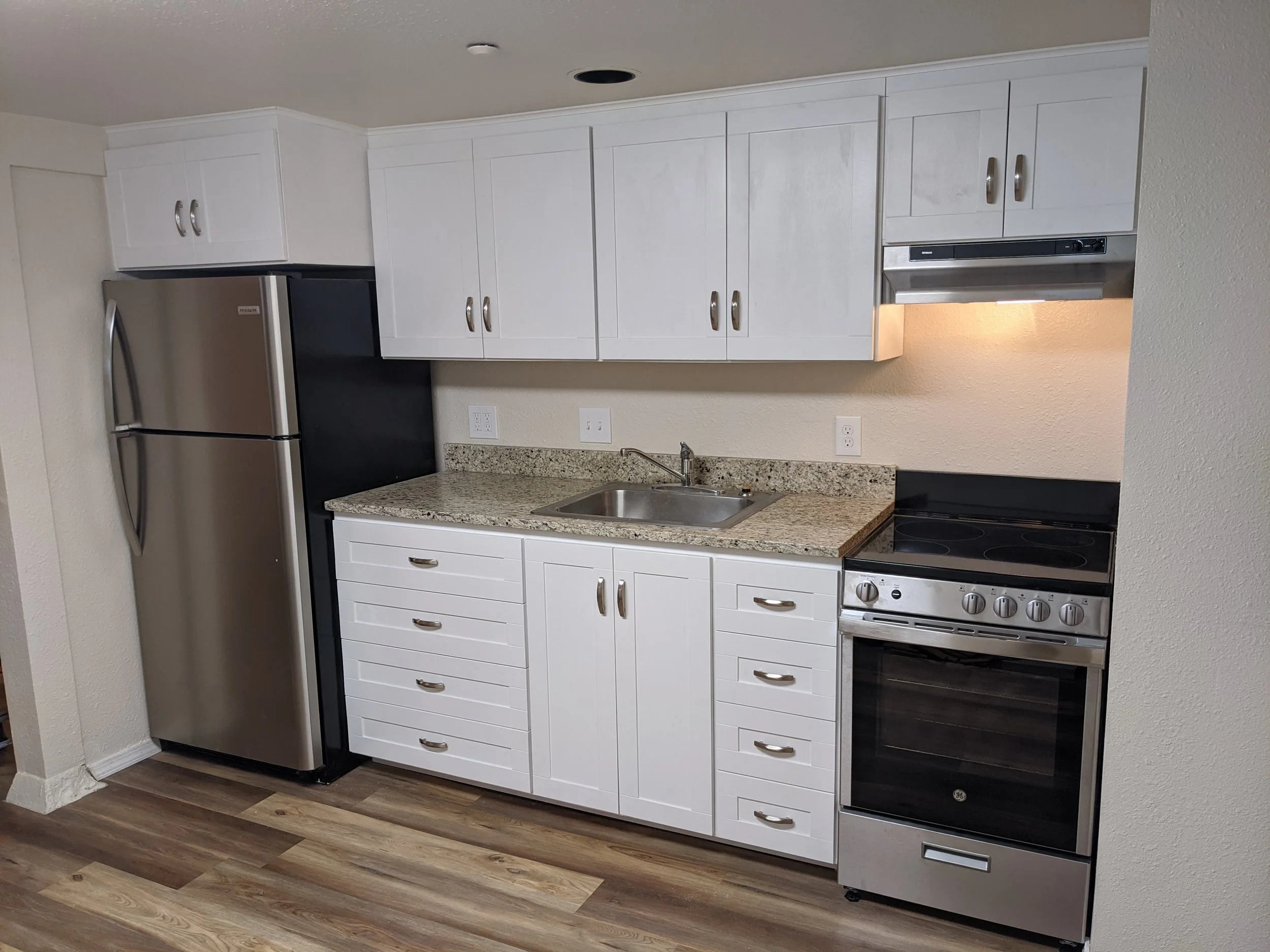 Kitchen cabinet renovation, design and build by me