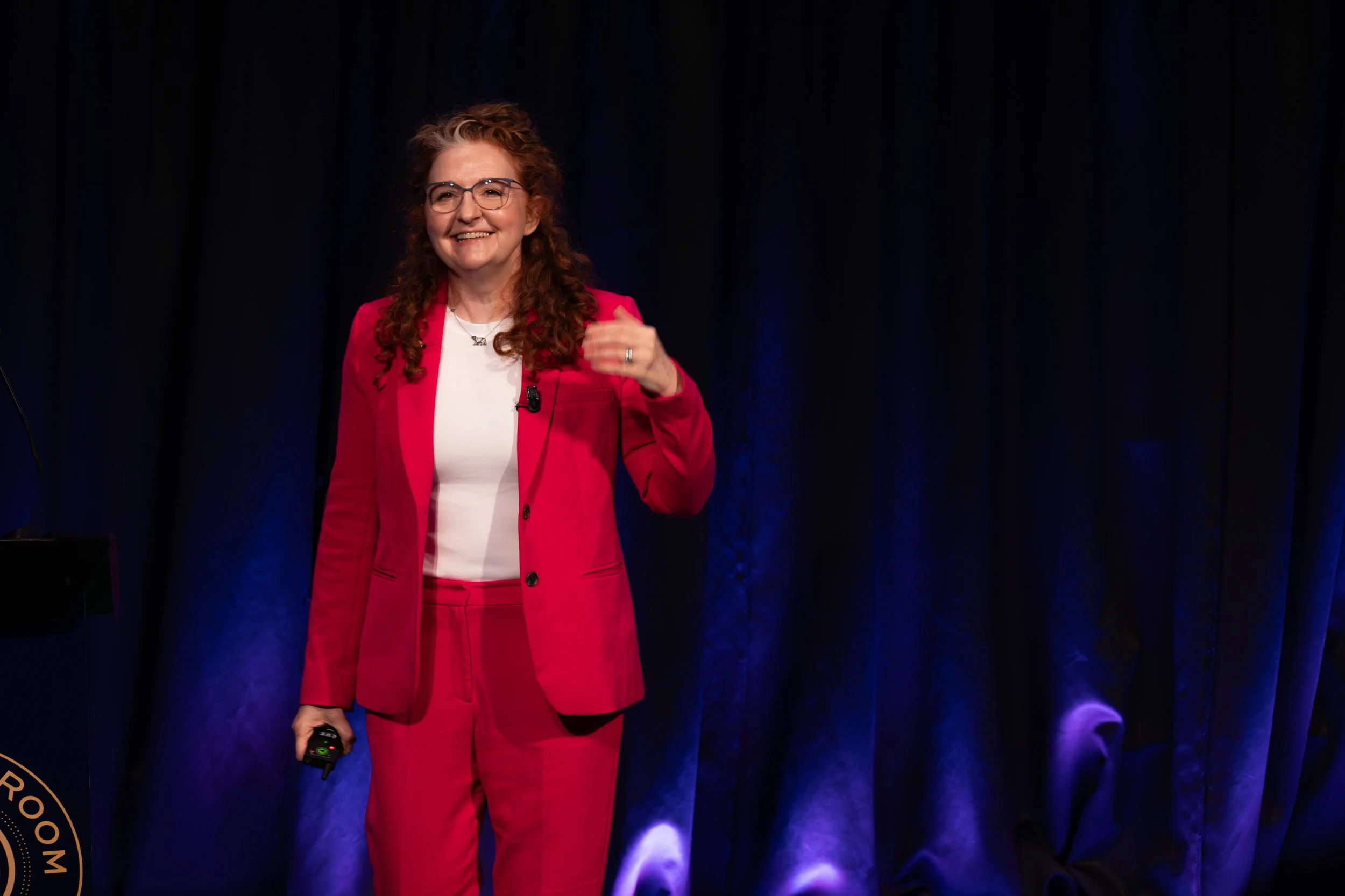 Dr. Niamh Shaw— science journalist and space reporter for BBC, RTÉ spoke about her recent Artemis II assignment sharing leadership insights on Moonshots at the tech summit WomenInSTEM