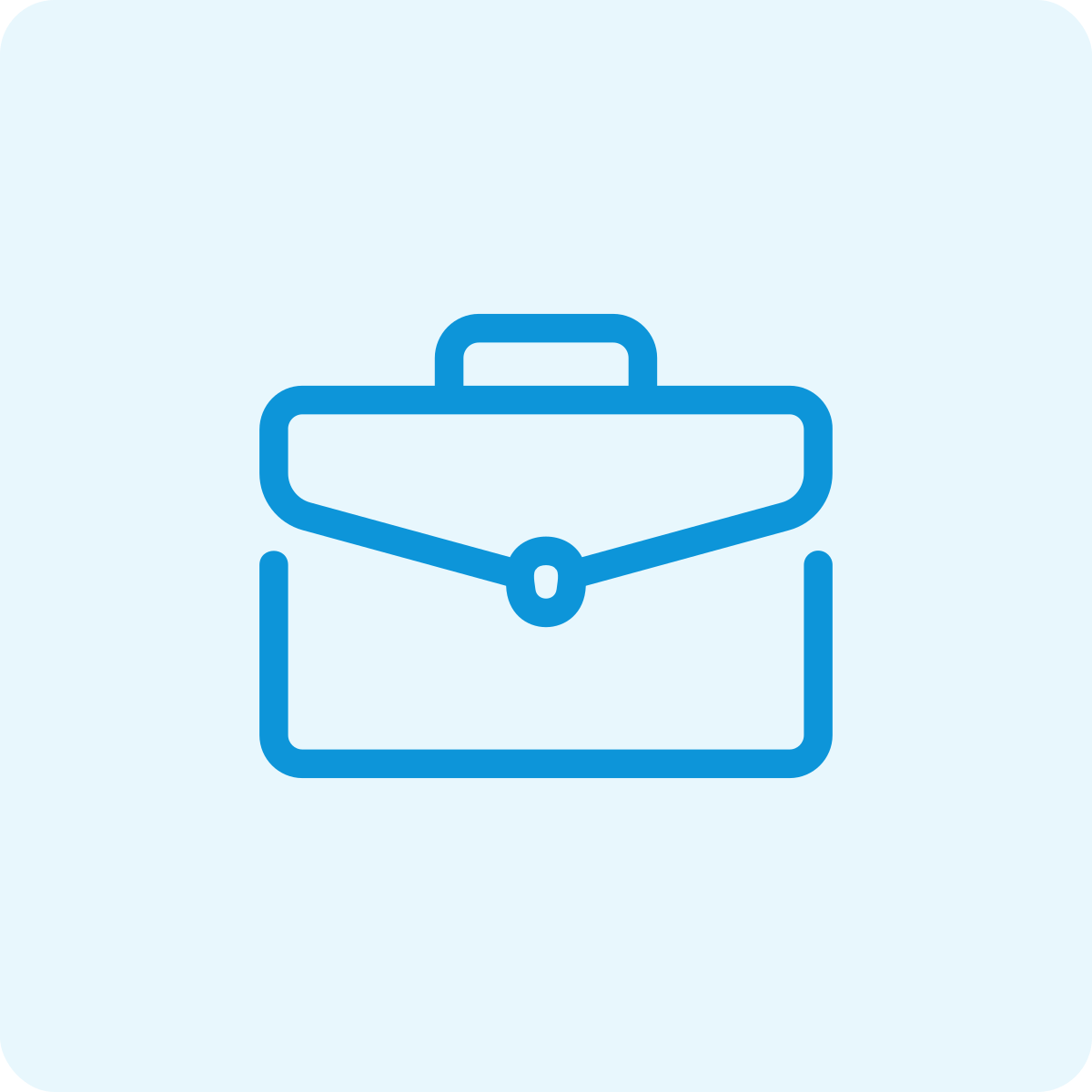 Icon of a briefcase