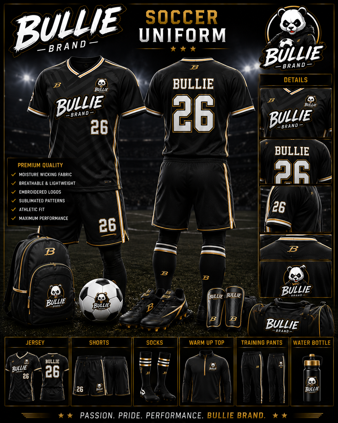 Bullie Brand™ Soccer Uniform