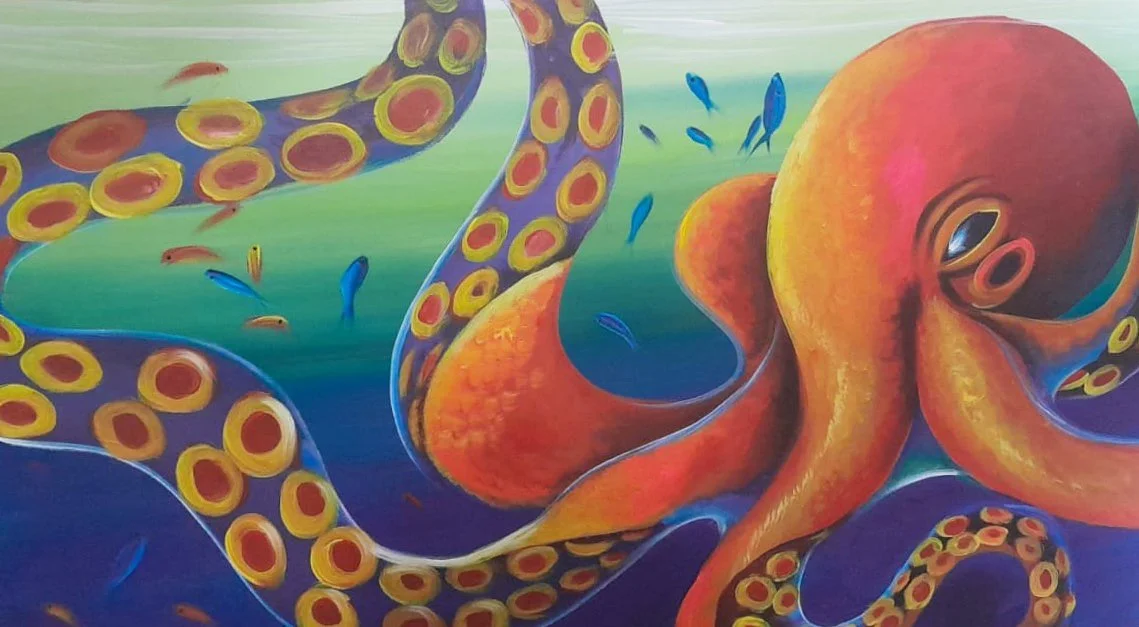 Octopus Underwater
