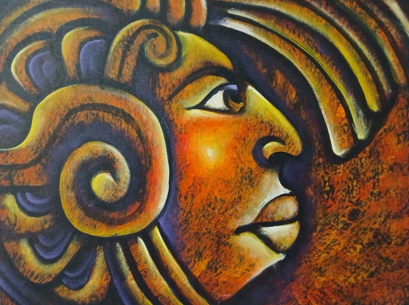 Ancestral Profile In Gold