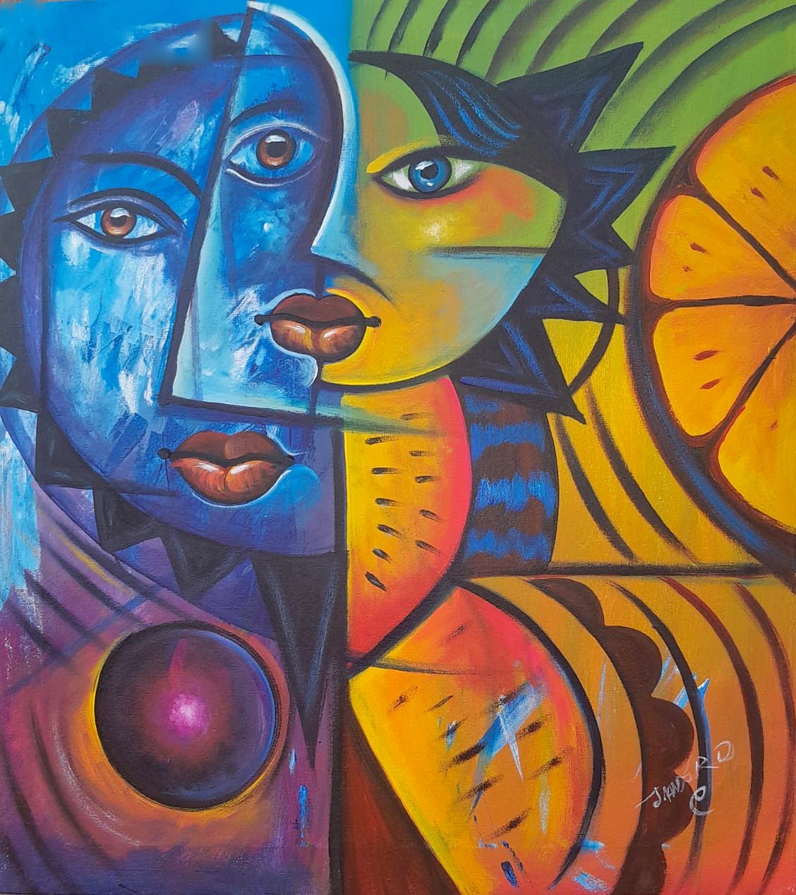 Two Faces And Orchard