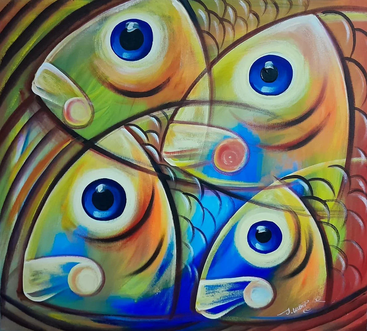 Four Golden Fish