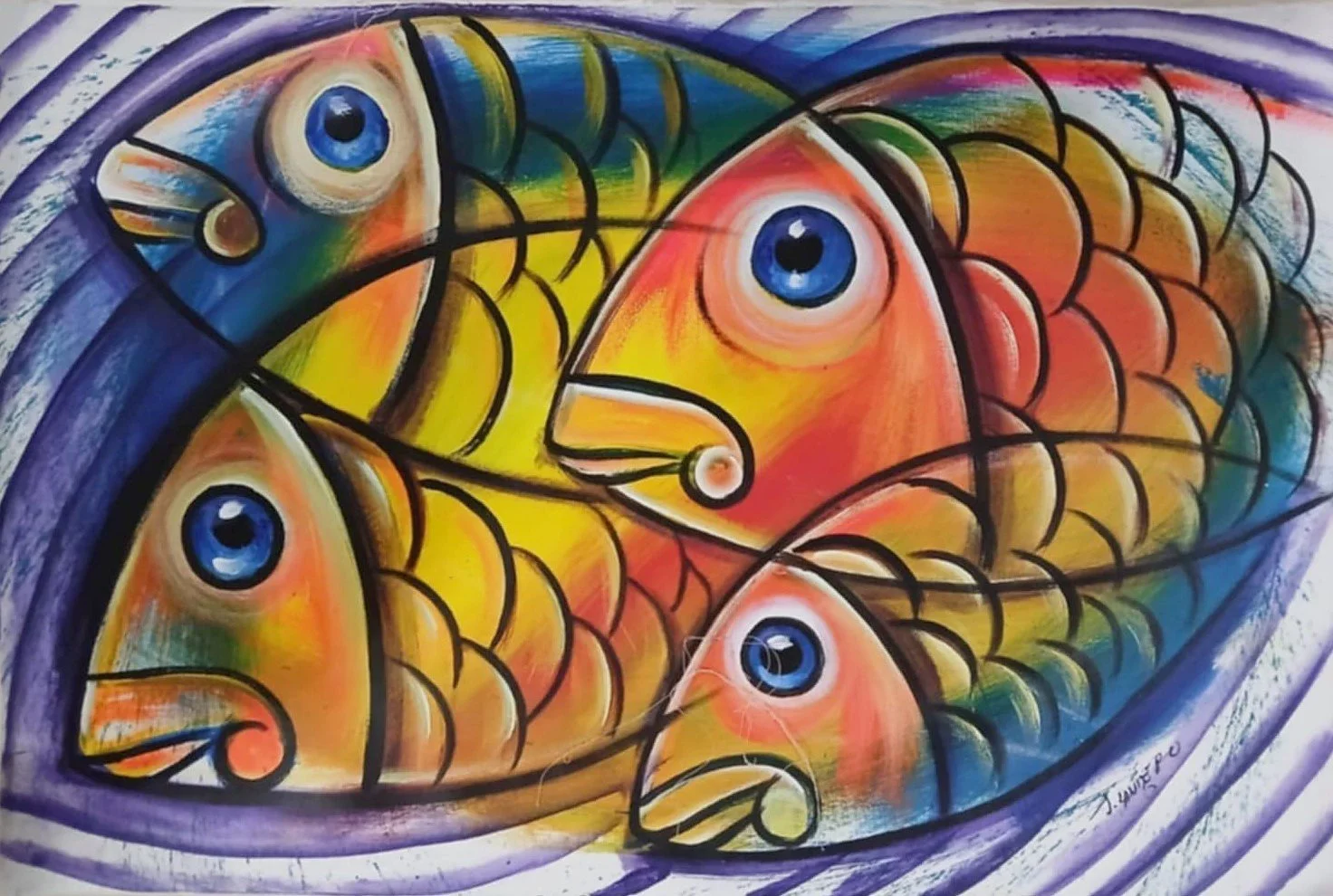 Five Fish In A Bowl