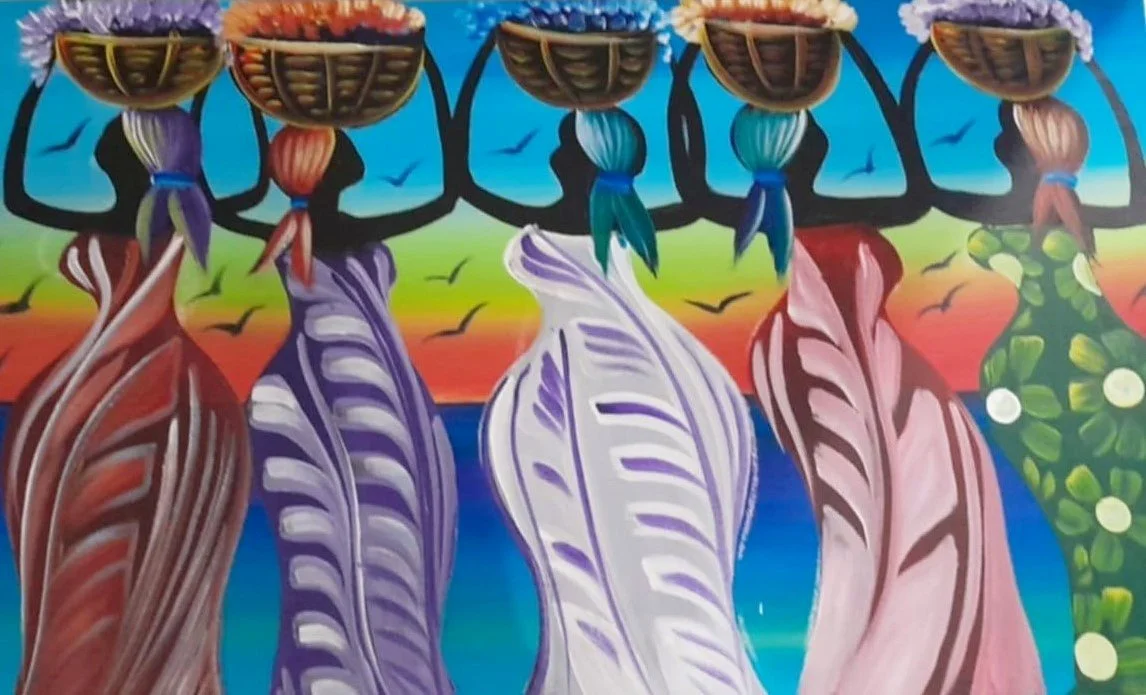 Women Carrying Baskets