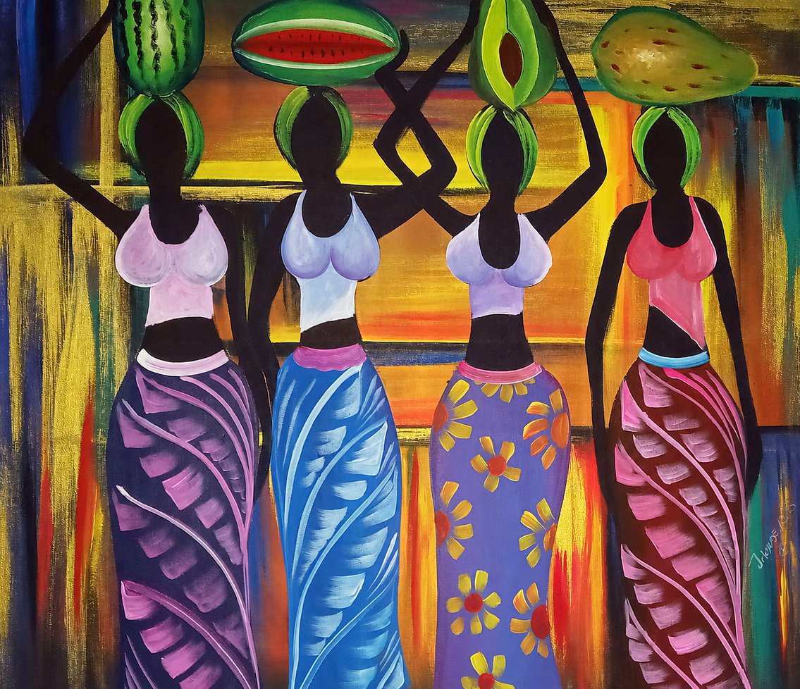 Four Market Women