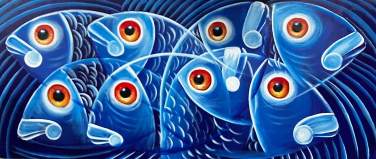 School Of Blue Fish