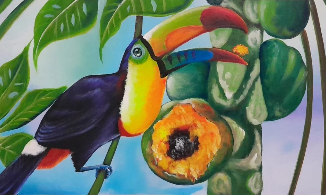 Toucans And Papaya