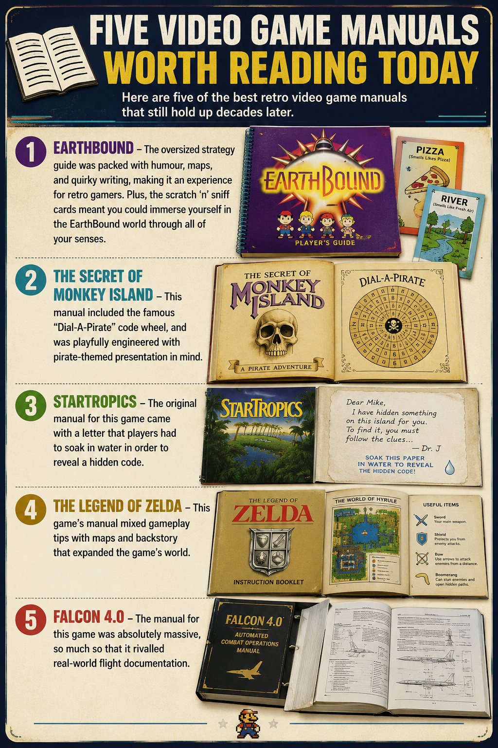 The Lost Art of the Video Game Manual