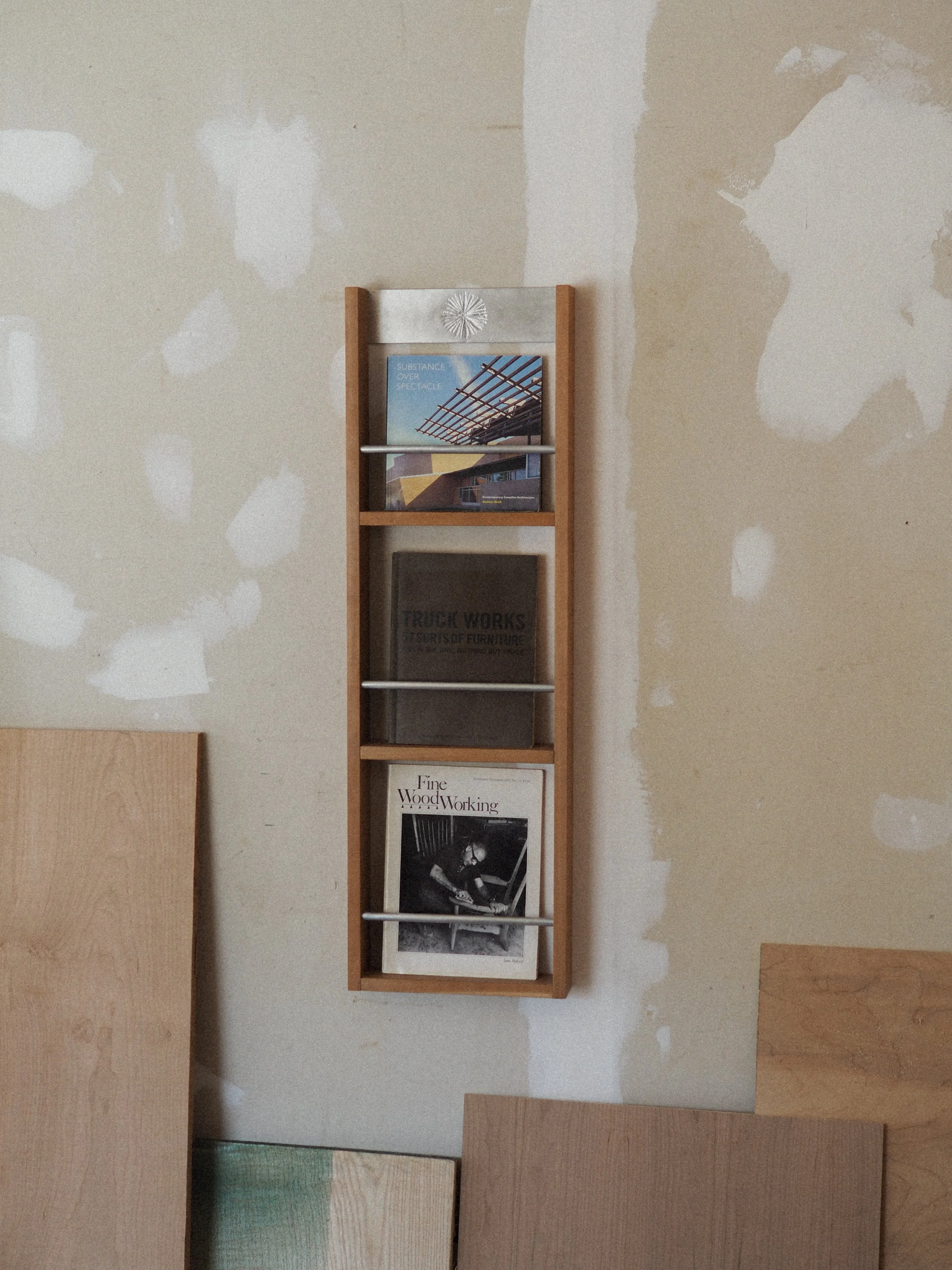Cherry Magazine Rack