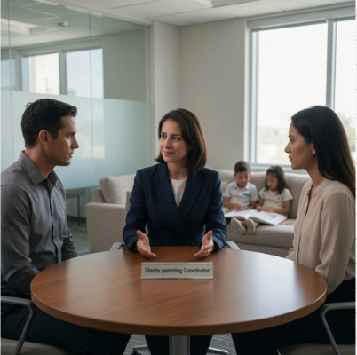 "Parenting Coordination with Jessica Oliver, LCSW, Florida Supreme Court Certified Family Mediator, parenting coordinator and founder of Calm in Chaos”