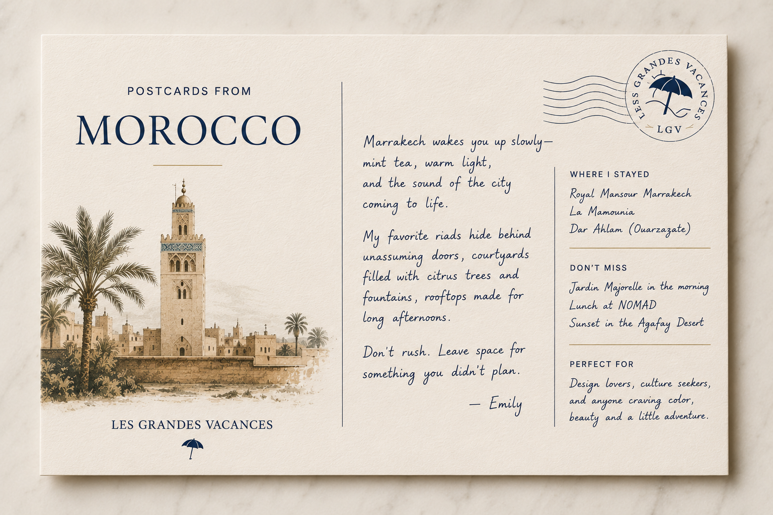 A few days in Marrakech 