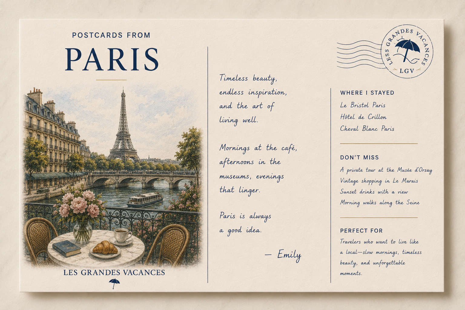 A Weekend with Paris